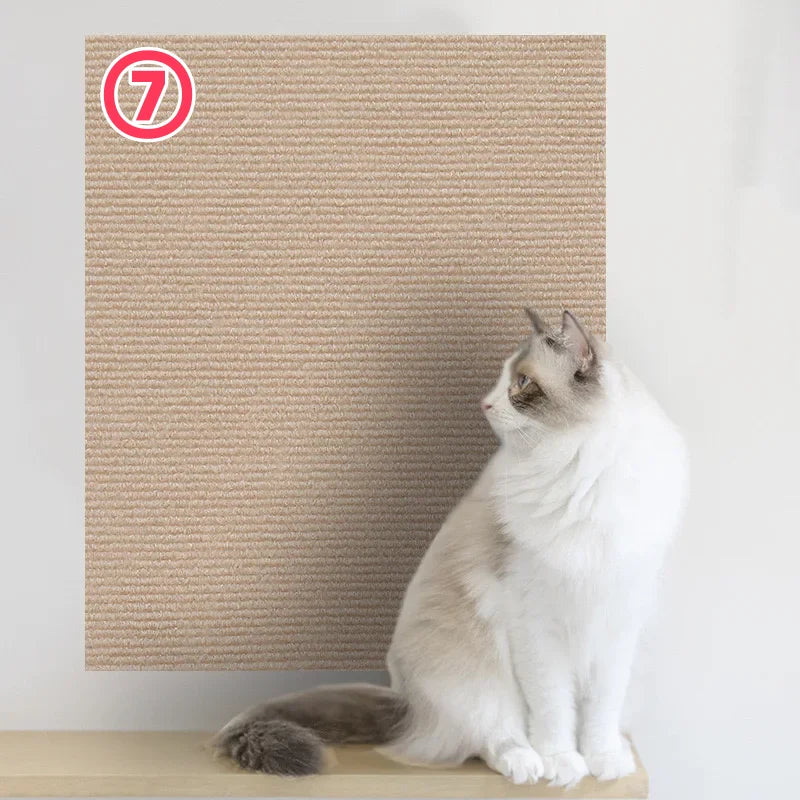 Anti Cat Scratch Sofa Cat Crawling Mat Sofa Protection Grinding Climbing Frame Self-adhesive Carpet Cats Scratch Board Cat Toys