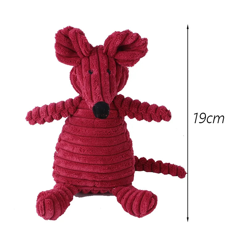 Corduroy Squeaky Dog Chew Toys for Small Medium Dogs Bite Resistant Puppy Toy Squeaker Dog Toys Pets Products Mascotas Supplies