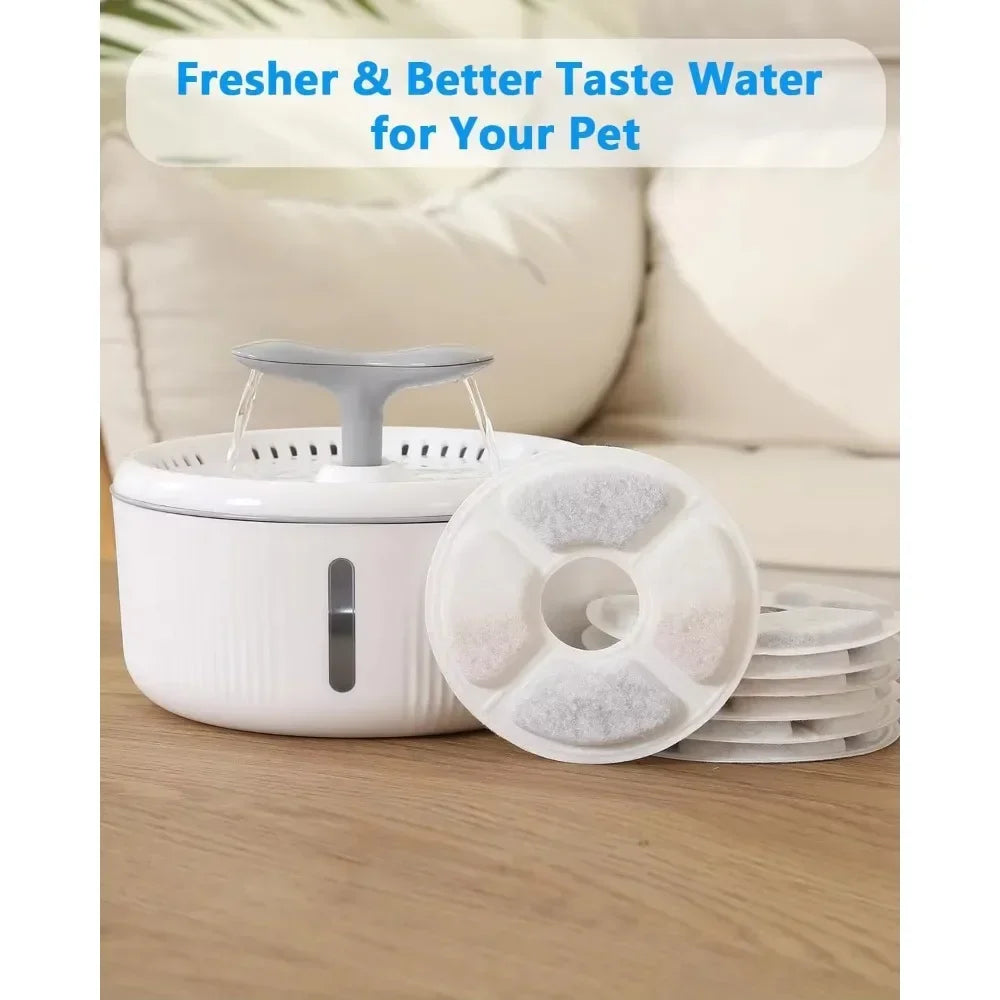 Replacement Filter For Cat Dog Water Drinking Fountain Activated Carbon Replaced Filters 6-12pcs Fountain Dispenser Feeders