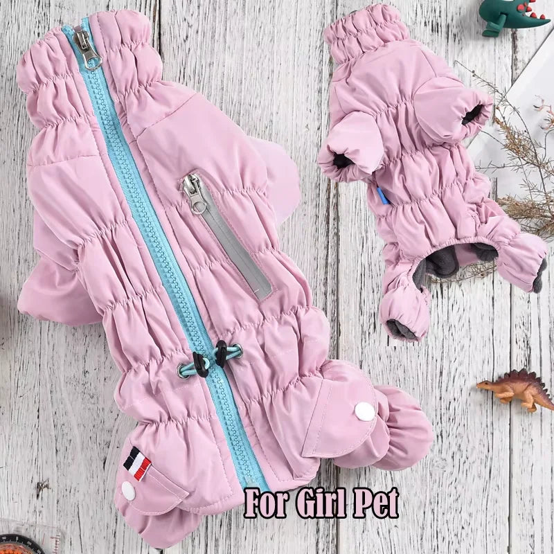 New Puppy Dog Clothing For Pets Luxury Zipper Jackets Small Big XXL Animal Pet Winter Warm Down Yorkshire Dachshund Cat Products