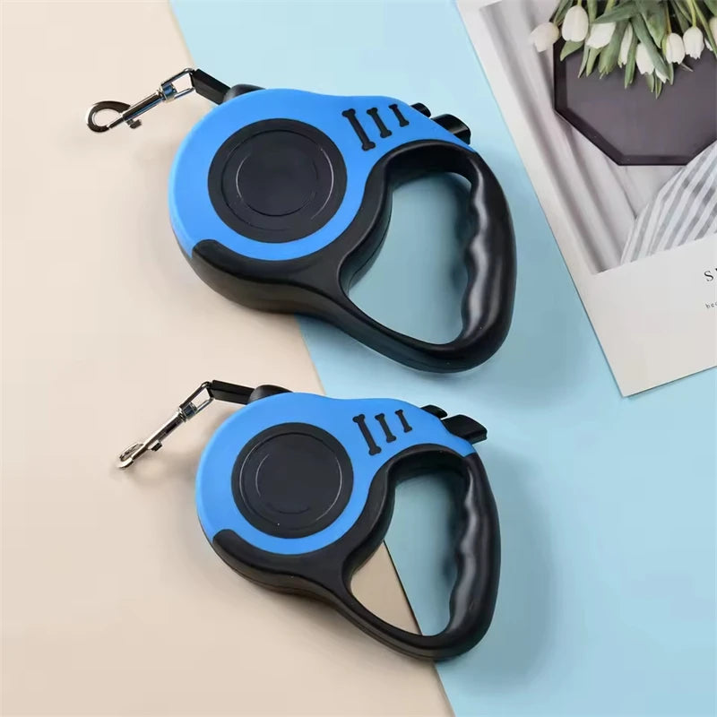 3m 5m Retractable Dog Leash Outdoor Pet Leash Nylon Braided Rope for Small Medium Dogs Pet Supplies Hiking Walking Traction Rope