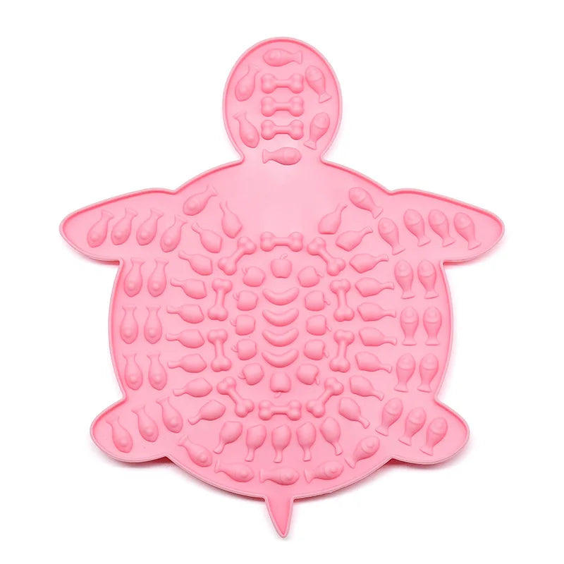 Suitable for Pets Weighing Less Than 3 Kilograms Mat Cats Slow Food Bowls Suction Cup Feeding Food Silicone Lick, Product Small