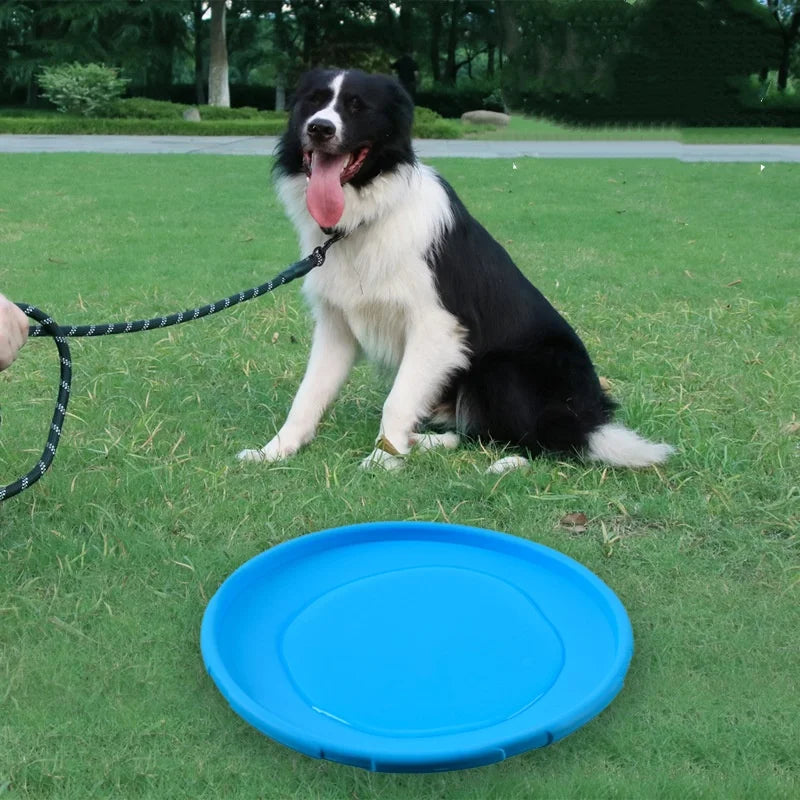HH Interactive Silicone Flying Saucer Toy for Dogs And Cats Chew Resistant Flying Disc Pet Game Perfect for Puppy Training Fun
