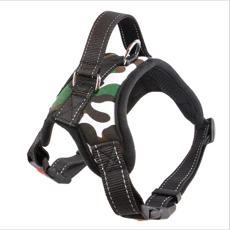 Saddle Dog Harness Reflective Adjustable Pet Harness No Pull Walking Training Small Medium Large Big Dogs Chest Strap Product