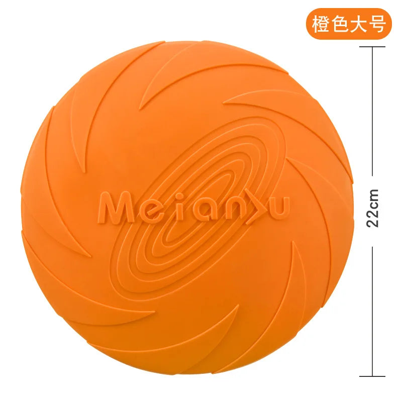 Dog Frisbee, Border Animal Pet Dog Special Frisbee Bite Resistance Training Frisbee Pull Back Standard Dog Toys Pet Products