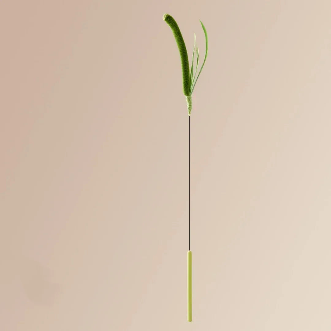 Cat and Dog Grass Chew Toy Teaser Stick Natural Bite Resistant Dental Teeth Cleaning Self Soothing Play Durable Pet Toys Cat Tea