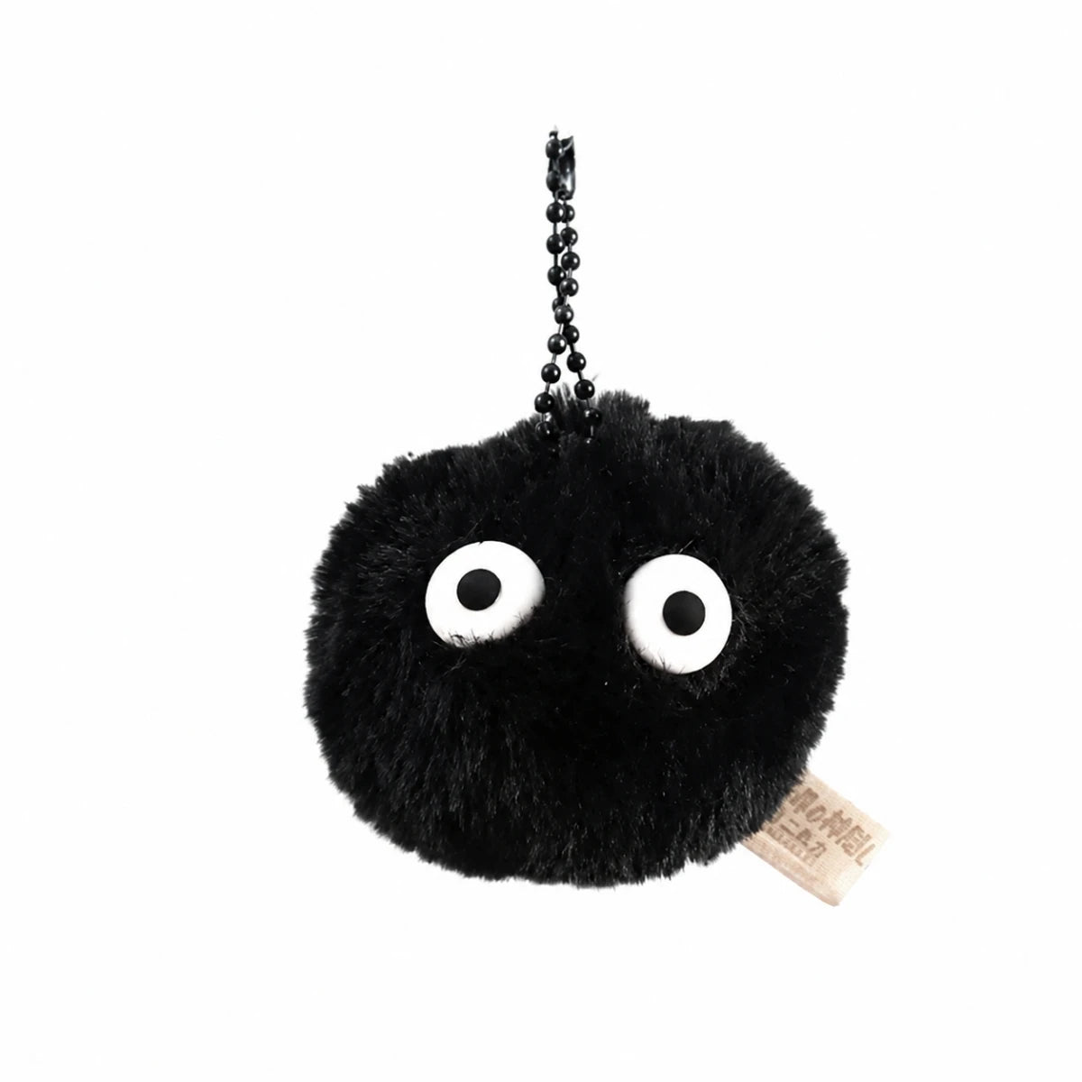 5 Pcs Briquette Doll Pendant Keychain Bag Accessories Cute Plush Black Coal Ball Cartoon Toy Pendant Gift Wholesale