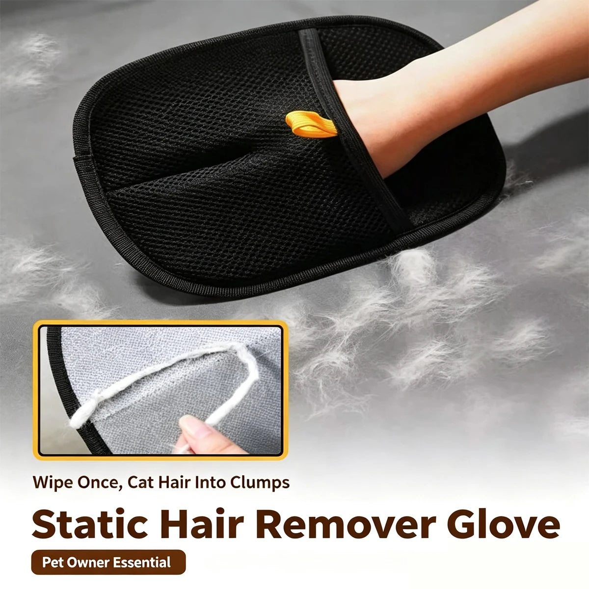 Clothing Reusable Pet Electrostatic Hair Removal Gloves for Sofas and Carpets Animal Dog Detagler Dogs Products Glove Remover