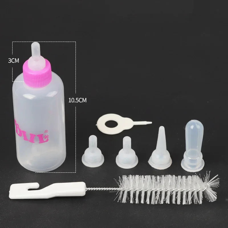60/150ml Pet Feeder for Small Dogs Cats Newborn Puppy Dog Kitten Cat Milk Water Bottle Dog Feeding Accessories Mascotas Products