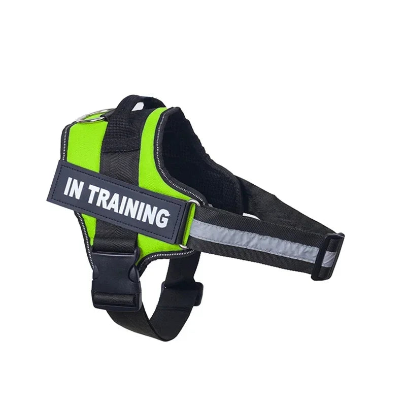 Dropshipping Dog Harness ID Custom patch Reflective Breathable No Pull Pet Harness Vest Training Dog Accessories