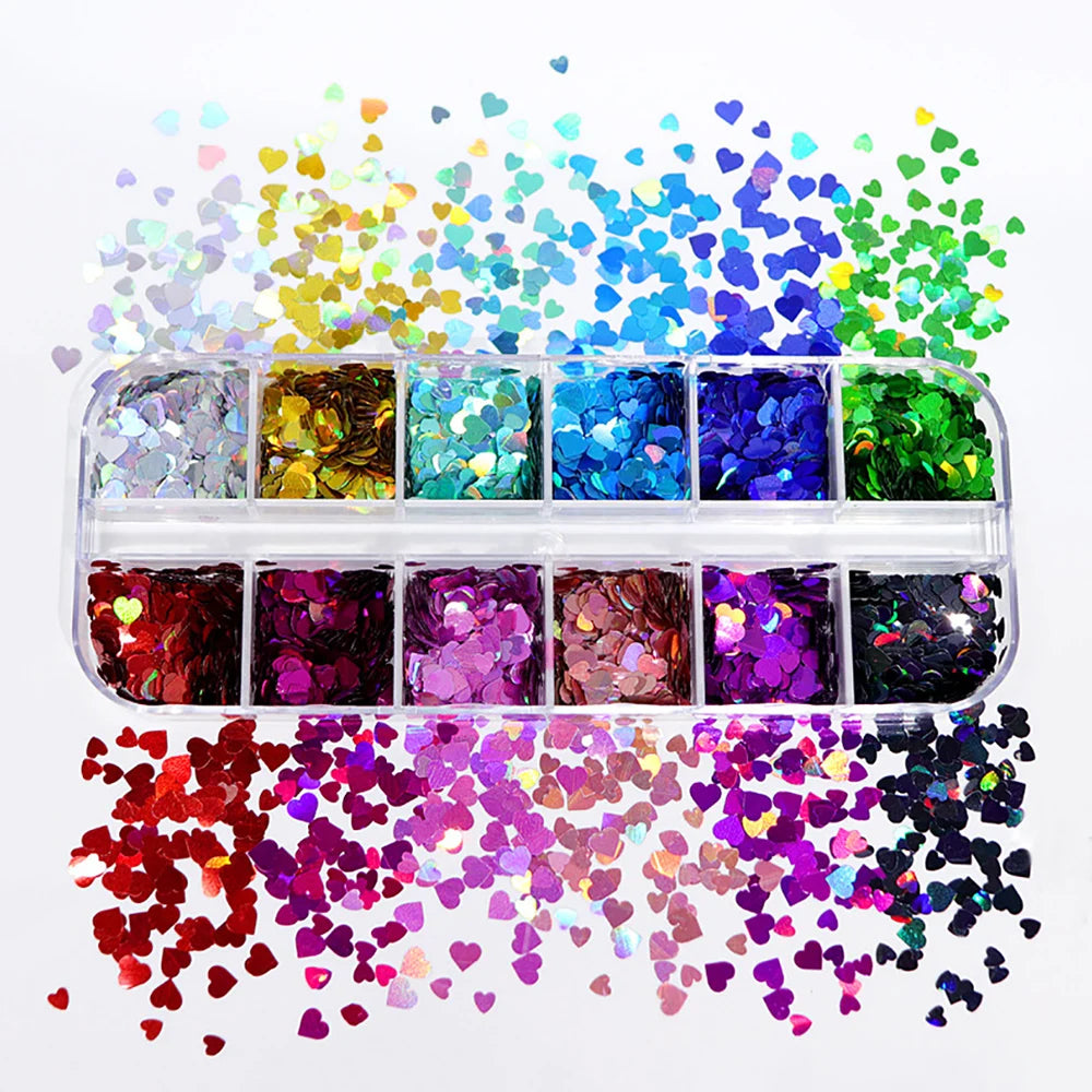 For Fun Multiple Styles Mixed Sequins Glitter Flakes for Epoxy Resin Molds Filler DIY Nail Decoration Sequins Jewelry Accessorie