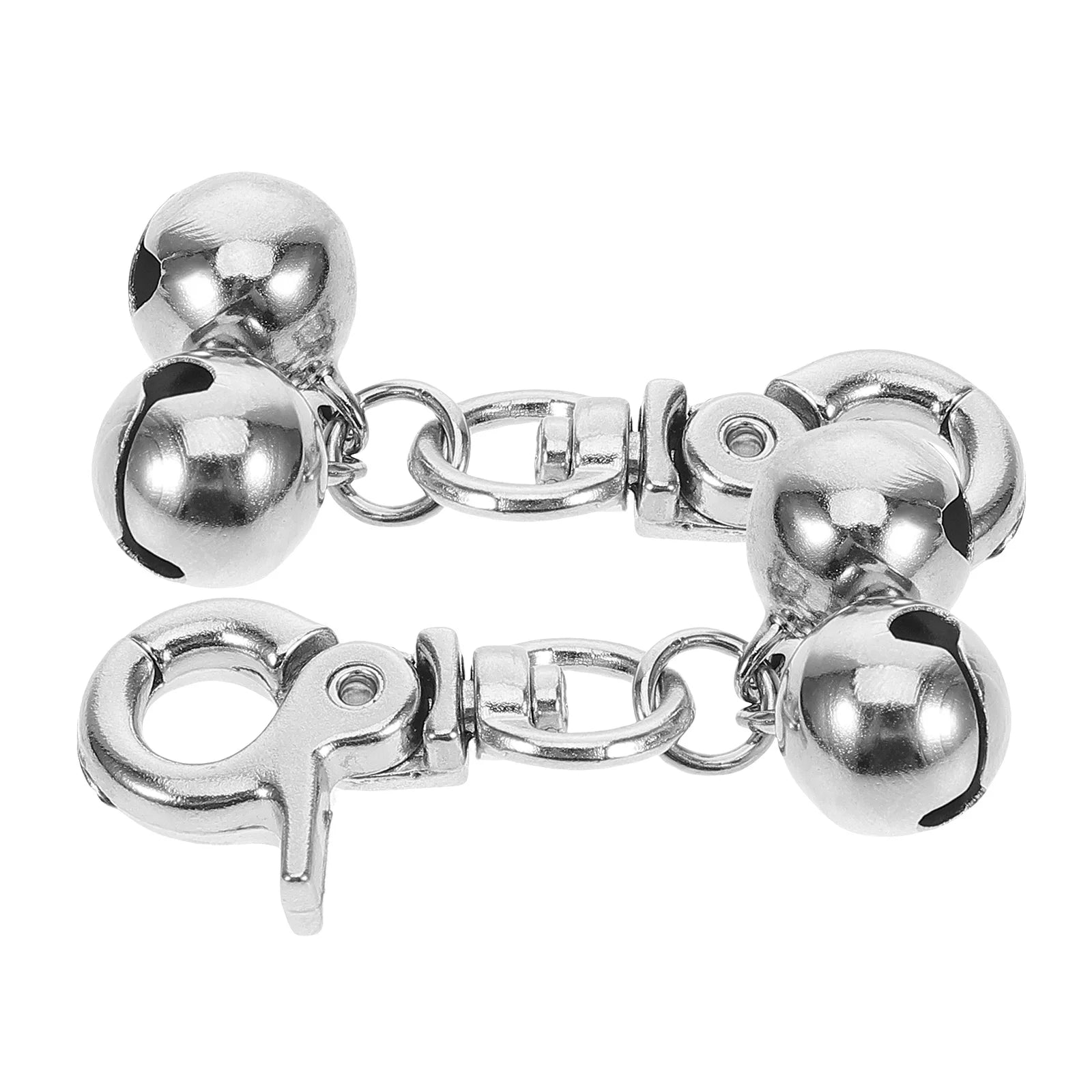 2 Pcs Pet Necklace Bell Dog Collar Accessories Cat Supplies Bells Metal Decorative Hanging Crafted Diy Puppy Locket Pet Products