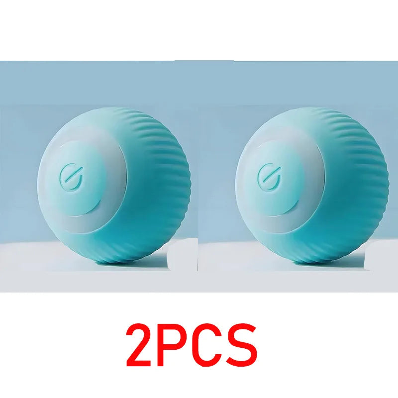 New Interactive Cat Ball Automatic Indoor Cat Toy Electric Roll Ball Cat Games MWJ01