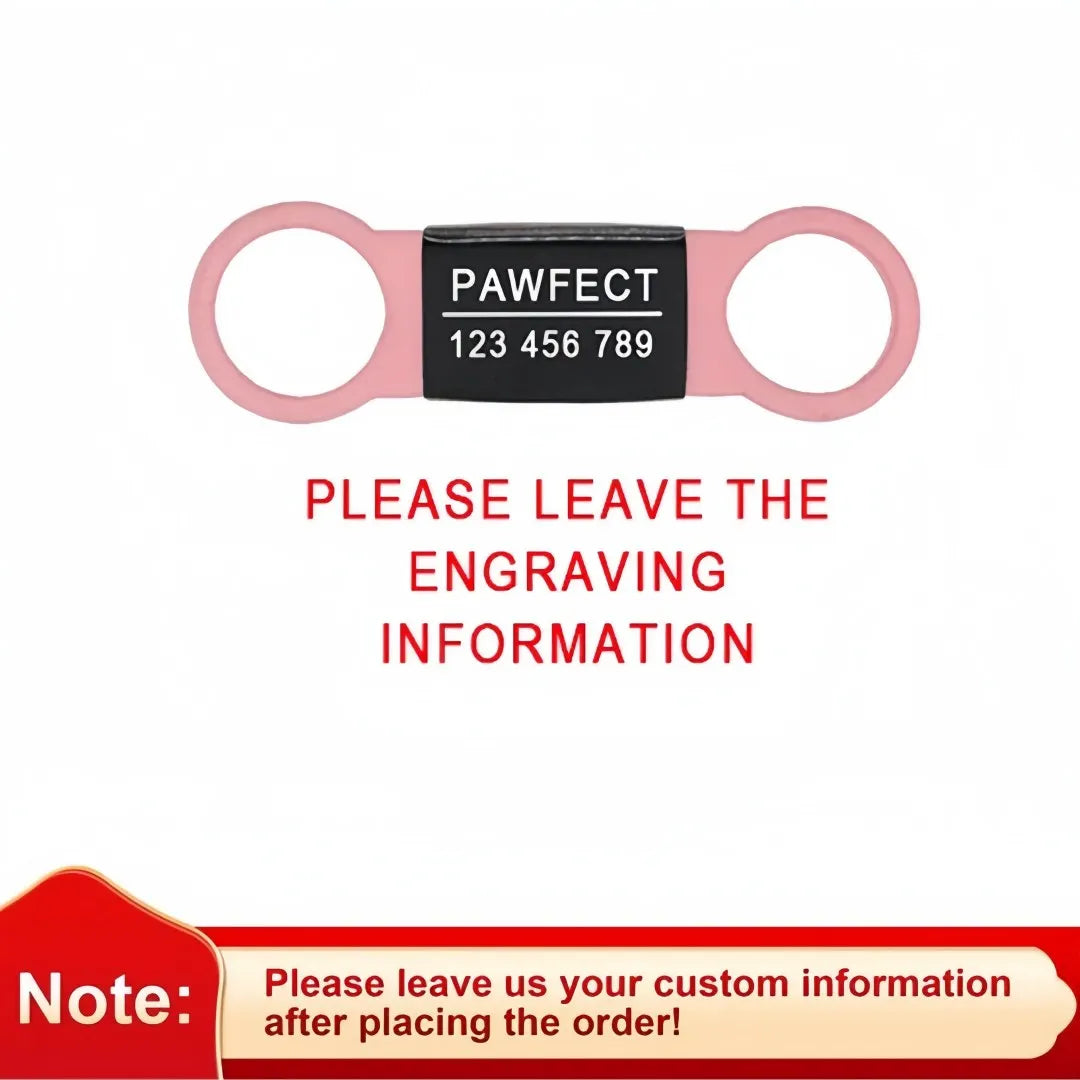Custom Cat Dog ID Personalized Pet Collar Tag Engraving Charm Name Pendant Bone Necklace Puppy Stainless Steel Pet Accessories