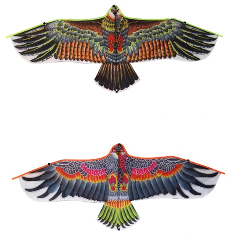 1pc/1pc+line New 1.1m Eagle Kite Children Flying Bird Kites Outdoor Toys