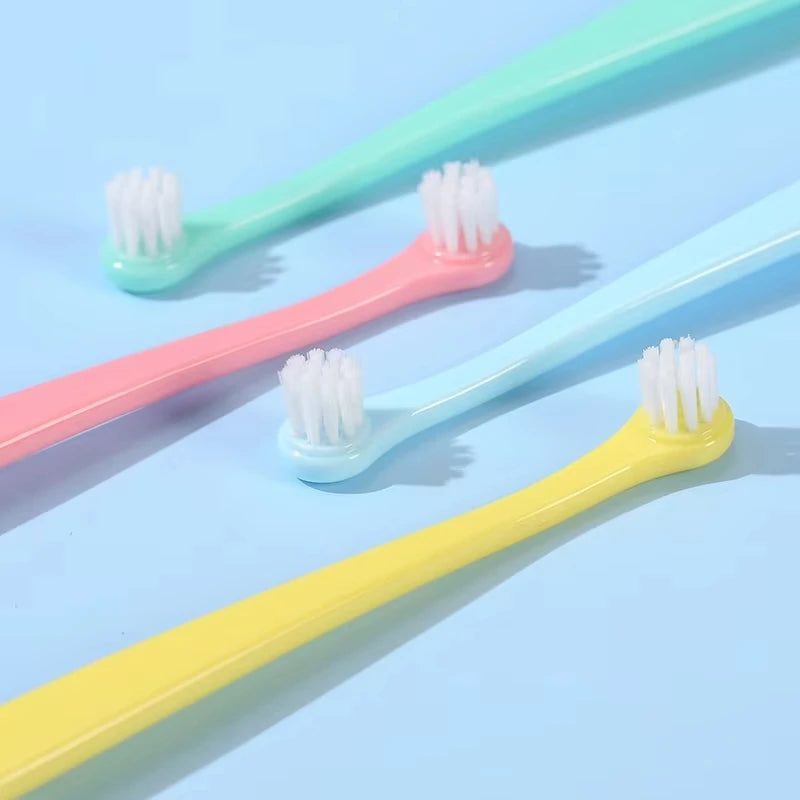 Pet Toothbrush Micro Head Dog Cat Teeth Cleaning Brush Tool Bad Breath Tartar Cleaning Mouth Pet Dental Care Dog Accessories