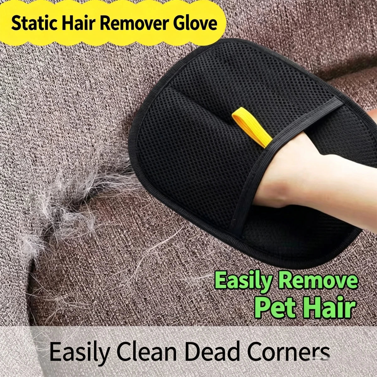 Clothing Reusable Pet Electrostatic Hair Removal Gloves for Sofas and Carpets Animal Dog Detagler Dogs Products Glove Remover