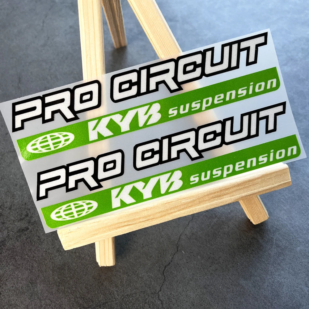 Reflective KYB Racing Suspension Shock Motorcycle Accessories Decal Sticker For Kawasaki Z900 MT07 Tmax Suzuki Benelli KTM Honda