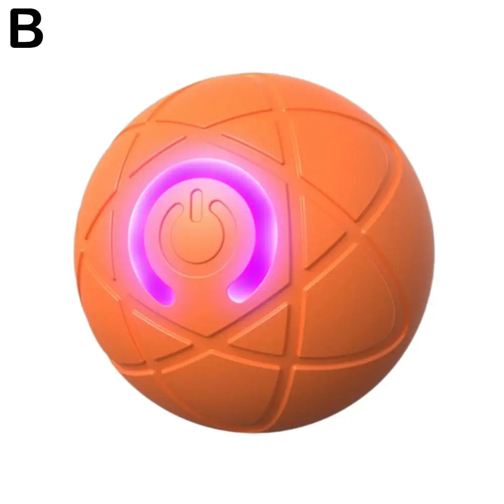 Electronic Interactive Pet Toy Smart Dog Toy Ball USB Automatic Moving Bouncing for Puppy Birthday Gift Cat Products Blue Orange