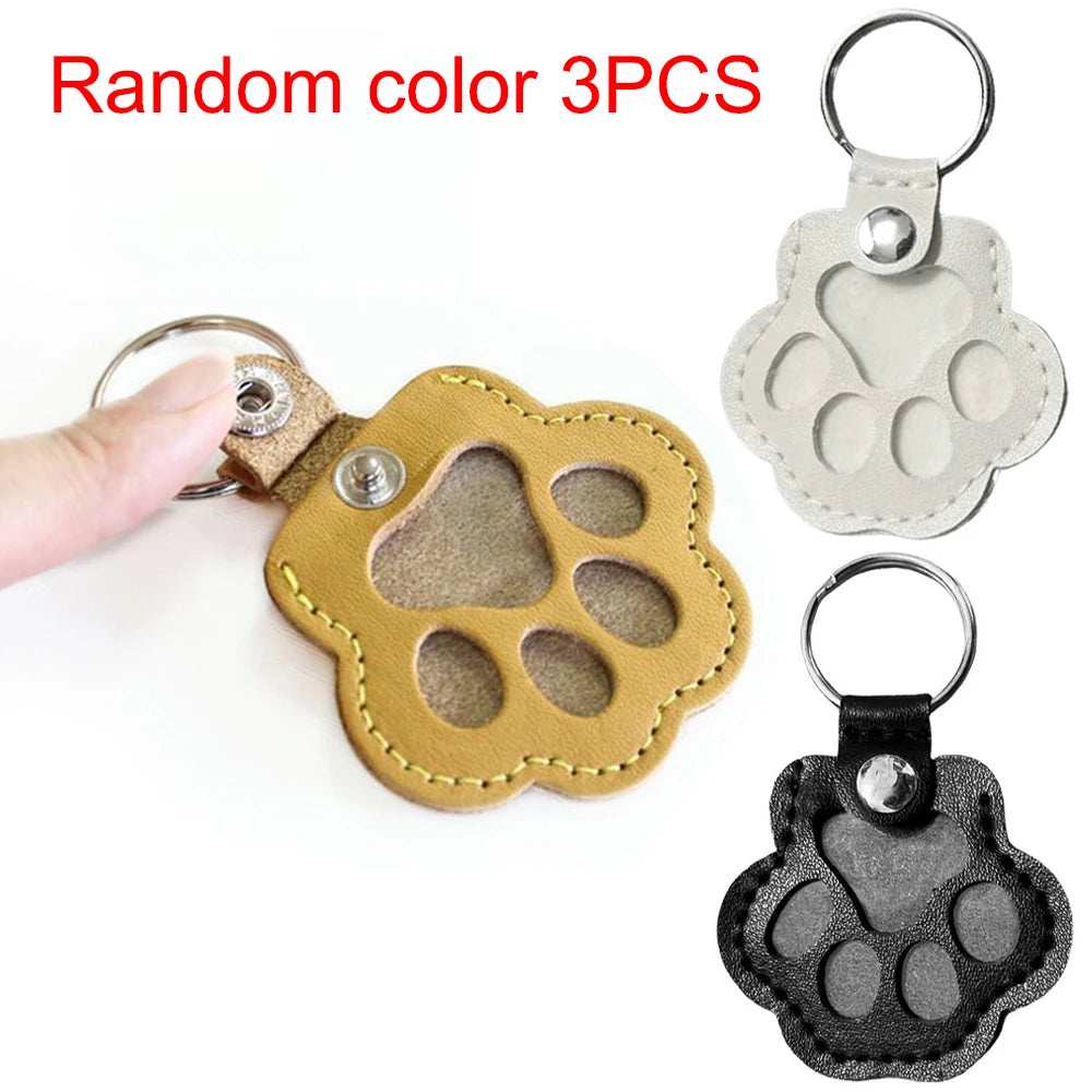 Pet Hair Storage Keychain, Dog Paw Photo, Cat And Dog Hair Bag, Commemorative Storage Bag, Commemorative Item