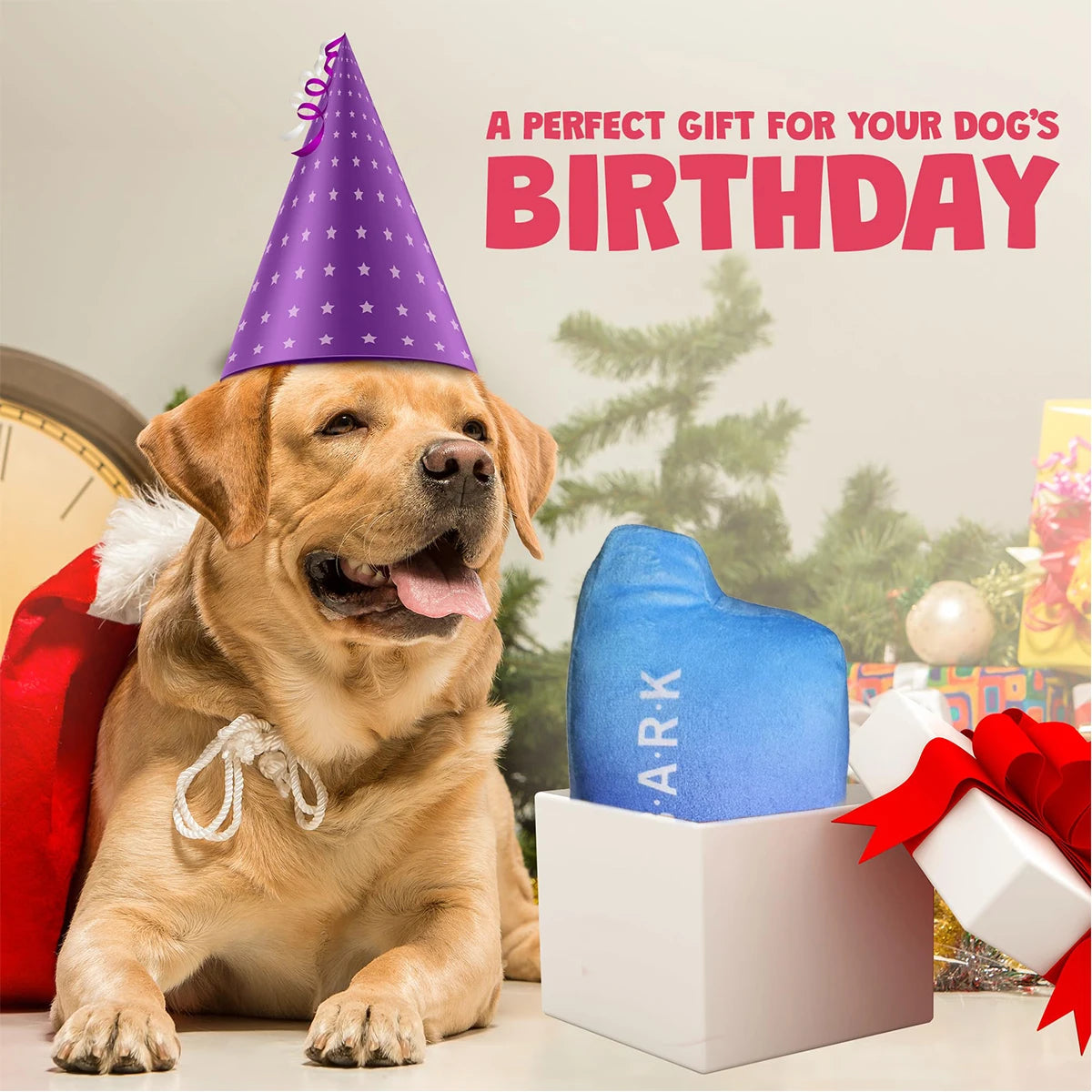 Funny Dog Toys with Squeaker - Funny Cute Parody Dog Toys - Puppy and Dog Toys for Small, Medium and Large Dogs