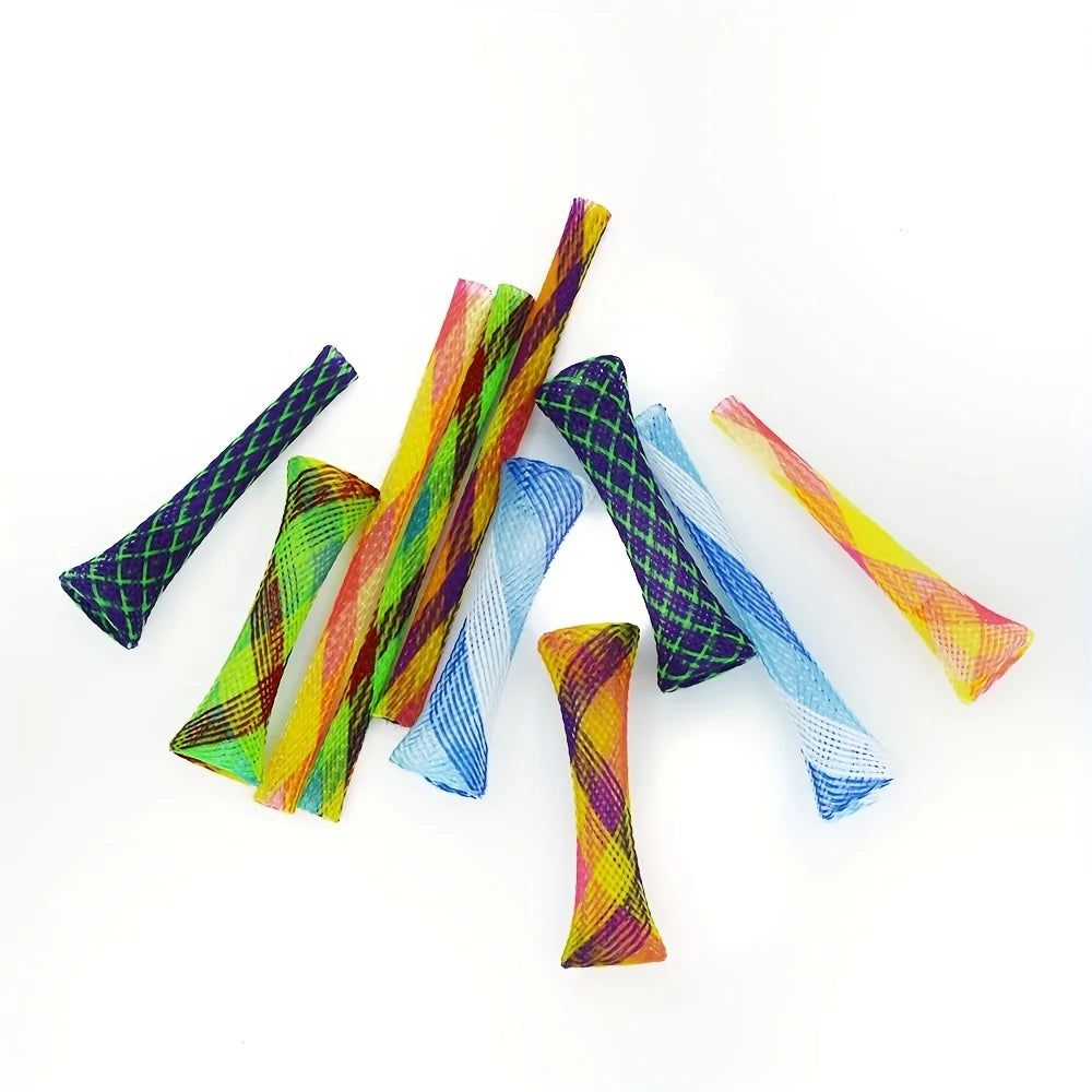 Folding Spring Shaped Toys  Colored Elastic Spring  Interactive Cat Tearing Stick  Providing Fun And Excitement For Pets