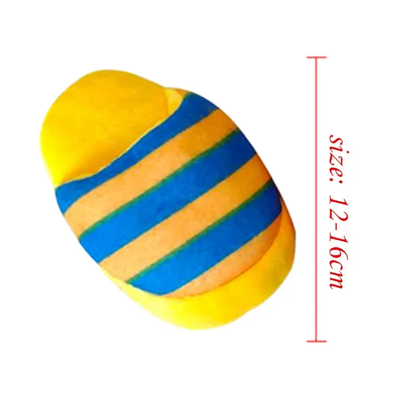 Pet Toys Slipper Squeaking Sound Plush Fleece Shaped Puppy Dog Sound Chew Play Toys for Dog Cats Funny Dog Products