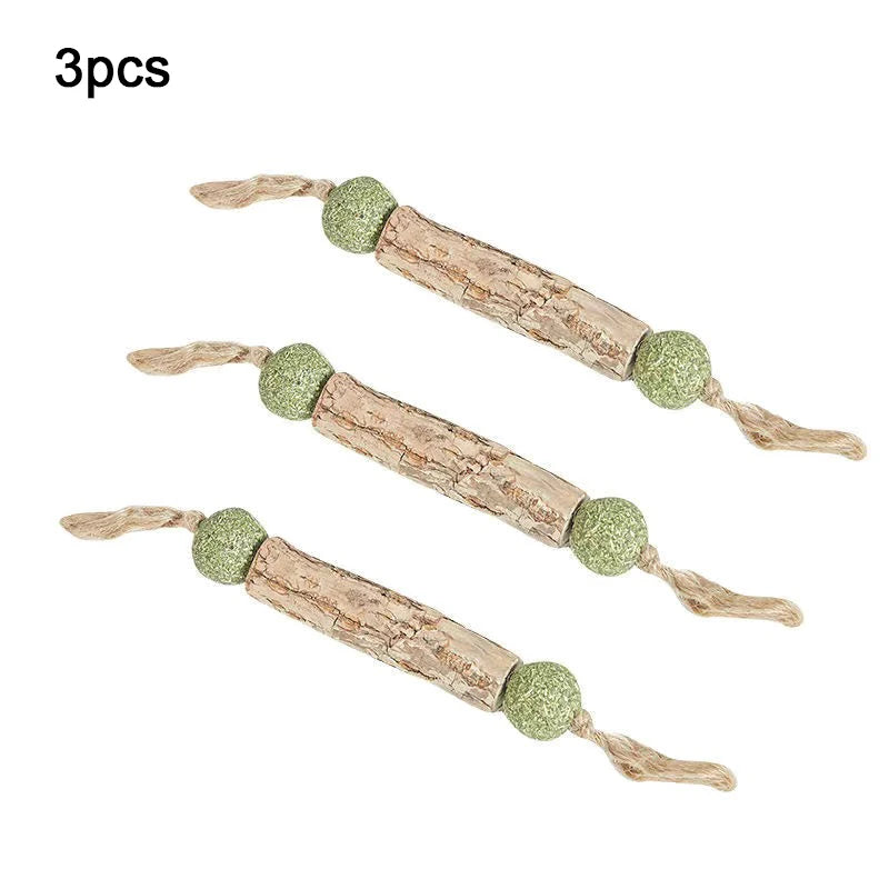 1pc Cat Cleaning Teeth Pure Natural Catnip Cat Molar Toothpaste Stick Silvervine Actinidia Fruit Matatabi Cat Snack Stick