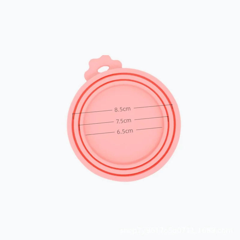 1 Reusable Silicone Pet Can Lid Bpa Free, Suitable For Most Sized Dog And Cat Cans - Keeps Food Fresh Prevents Bacterial Odors