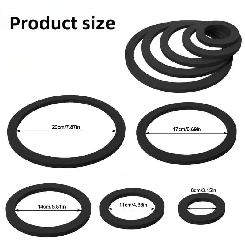 Aquarium Floating Plant Ring, Foam Duckweed Water Grass Barrier Circle, Fish Tank Floating Isolation Ring for Aquascape Decor