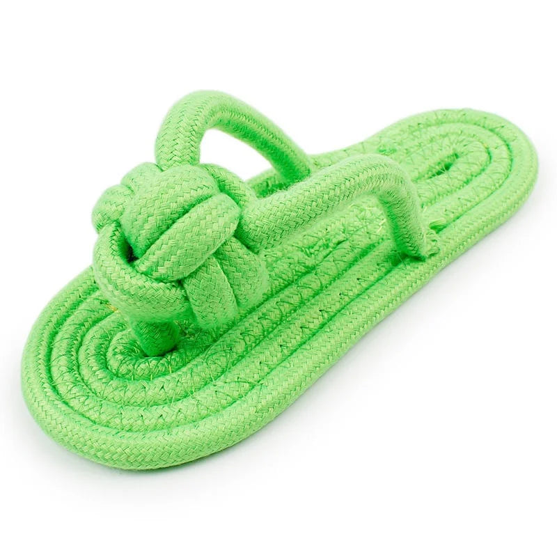 Interactive Pet Chewing Toy Cotton Slipper Rope for Small to Large Dogs Dental Health Molar Chew Toy Dog Accessory for Training