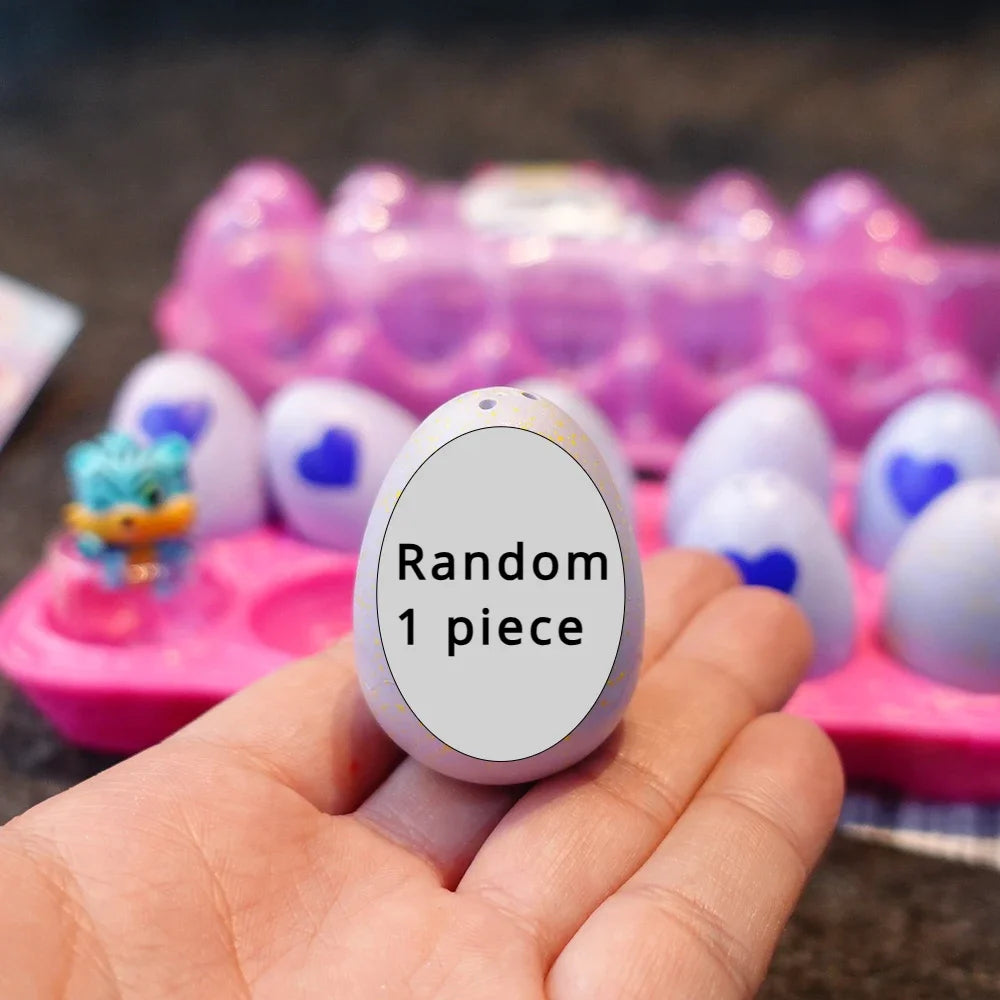 Hatching Animals Gashapon Capsule Toys Cute Pets Mini Figurines Dolls Surprise Eggs Birthday Christmas Gifts