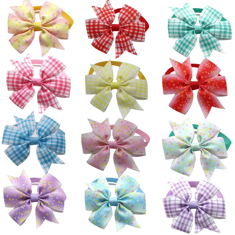 10pcs Summer Pet Supplies Dog Bow Tie Dog Grooming Accessories Pet Dog Cat Bowties Neckties Small Dogs Products Dog Supplies