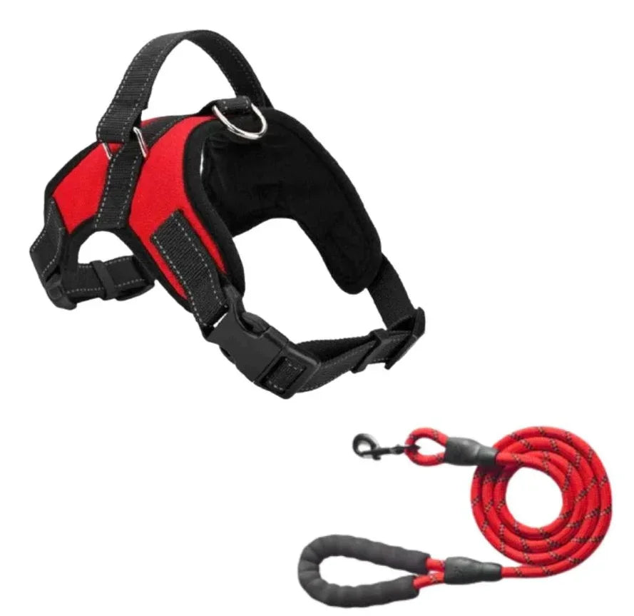 Dropshipping Dog Harness ID Custom patch Reflective Breathable No Pull Pet Harness Vest Training Dog Accessories
