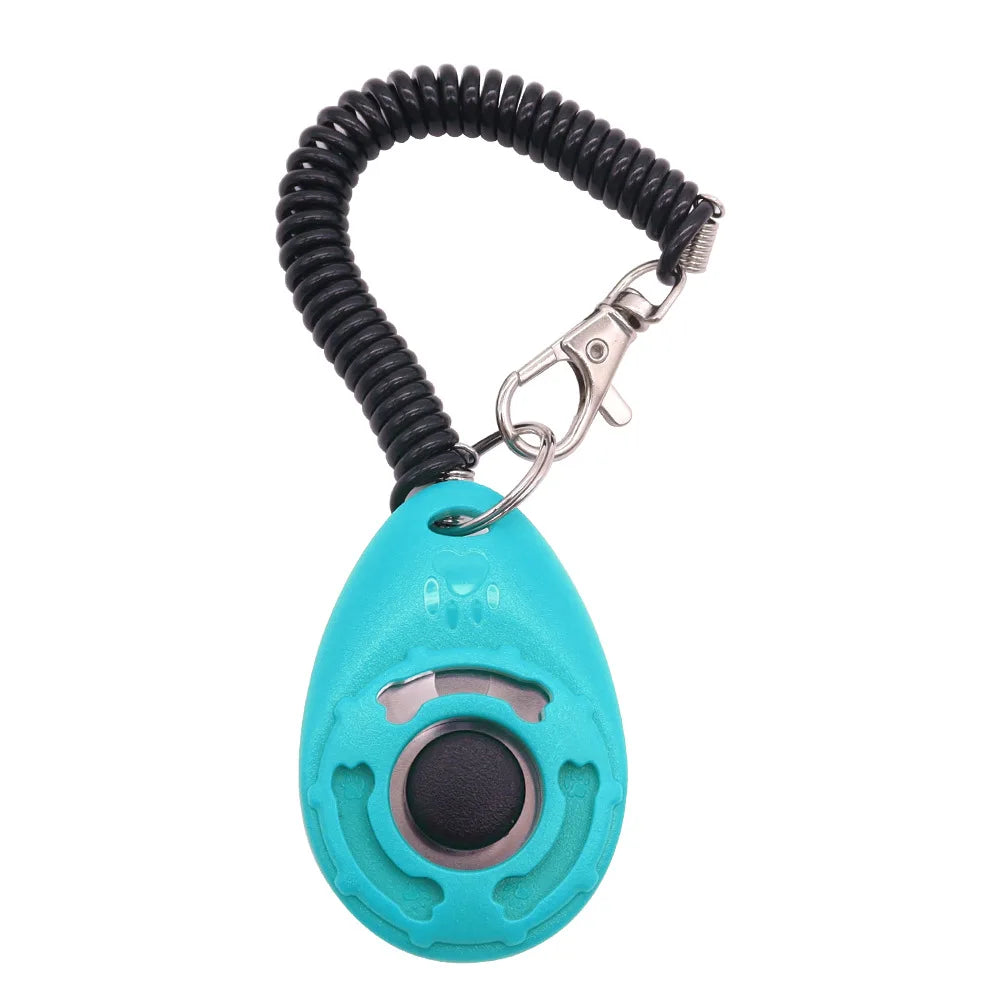 Dog Training Clicker Pet Cat Dog Click Trainer Various Style Aid Adjustable WristStrap Sound Key Chain Dog Repeller Pet Product