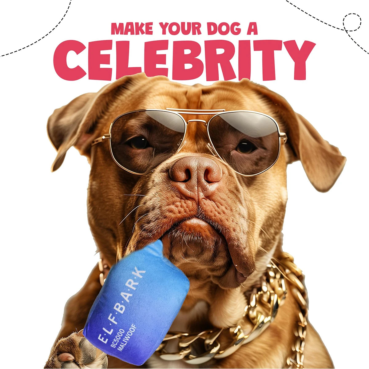Funny Dog Toys with Squeaker - Funny Cute Parody Dog Toys - Puppy and Dog Toys for Small, Medium and Large Dogs