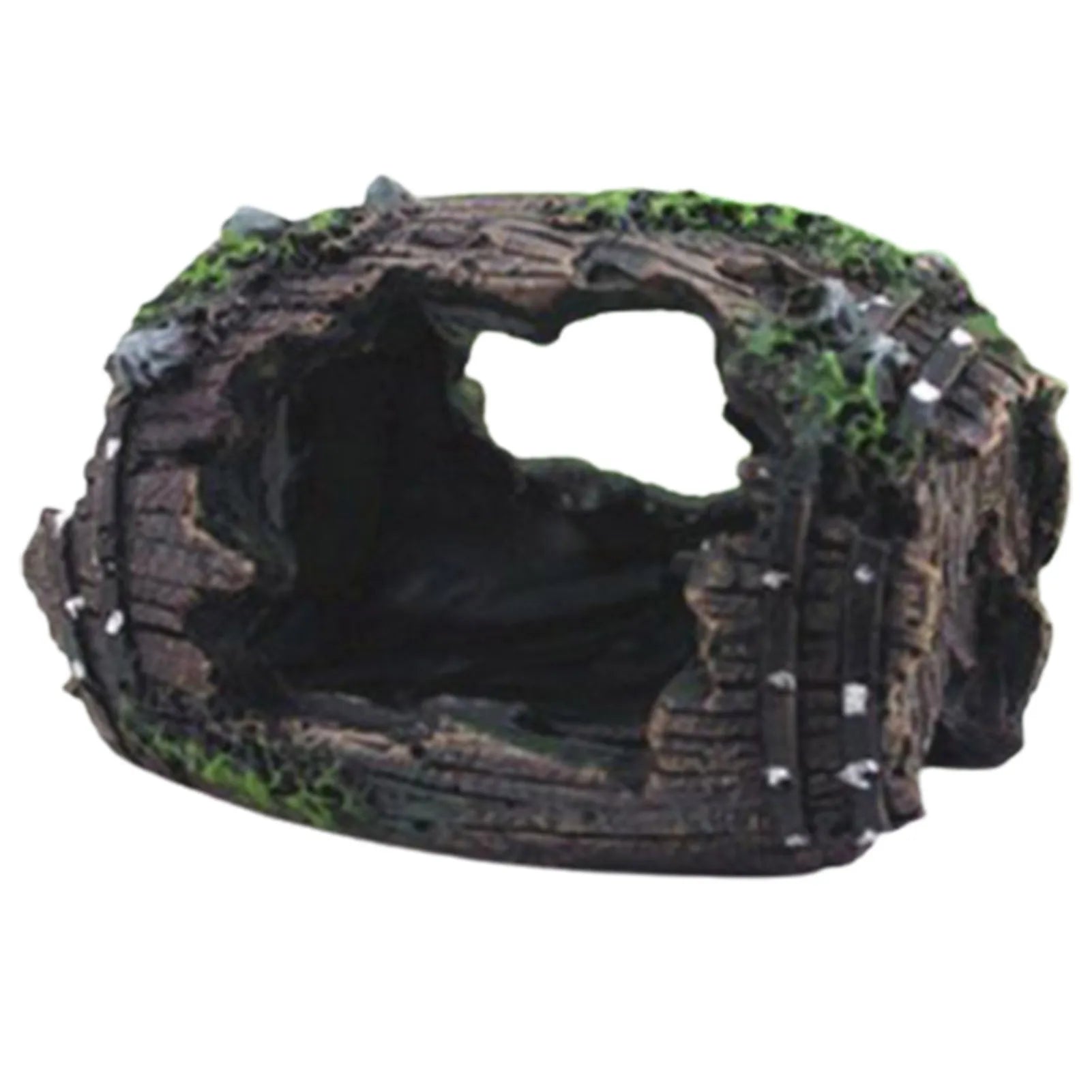 Aquarium Ornament Hollow Hole Log Tree Tunnel Cave Fish Tank Landscaping Decoration Aquatic Pet Accessories