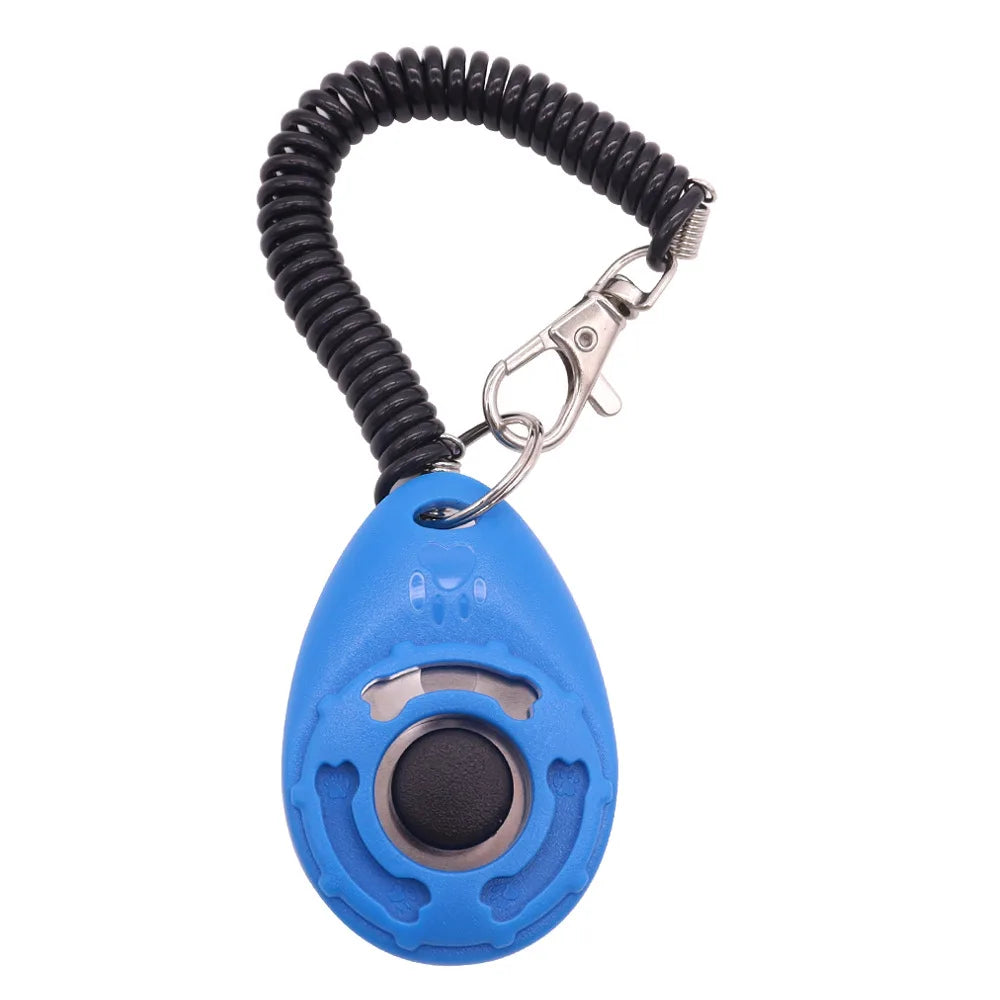 Dog Training Clicker Pet Cat Dog Click Trainer Various Style Aid Adjustable WristStrap Sound Key Chain Dog Repeller Pet Product
