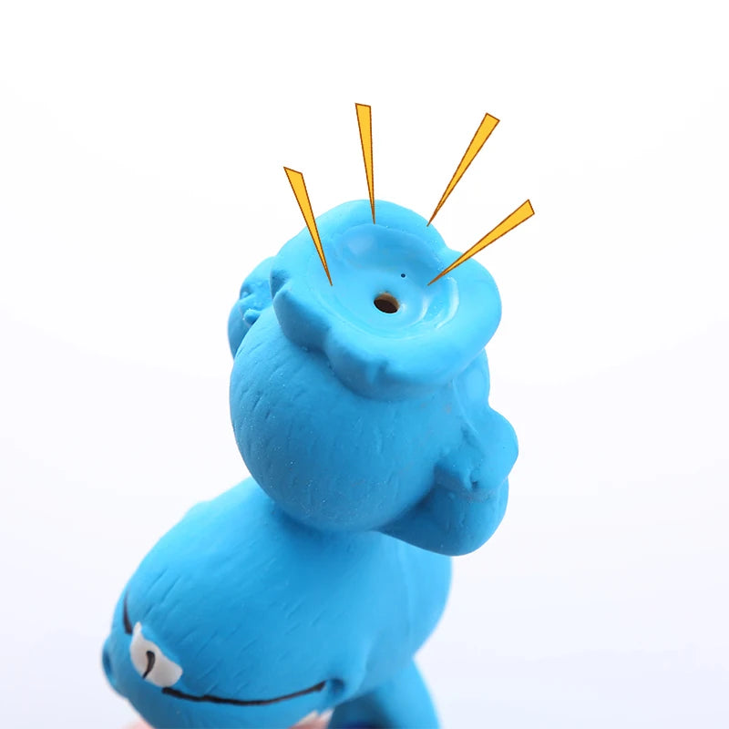 Dog Latex Chew Toy Naughty Rabbit Squeaky Long Ears Natural Rubber Puppy Teething Durable Pet Play Bite Proof