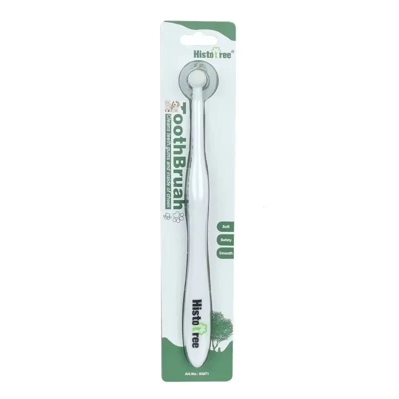 Round Head Pet Toothbrush Remove Bad Breath Tartar Teeth Care Soft Brush Dog Cat Oral Cleaning Toothbrush Pets Cleaning Supplies
