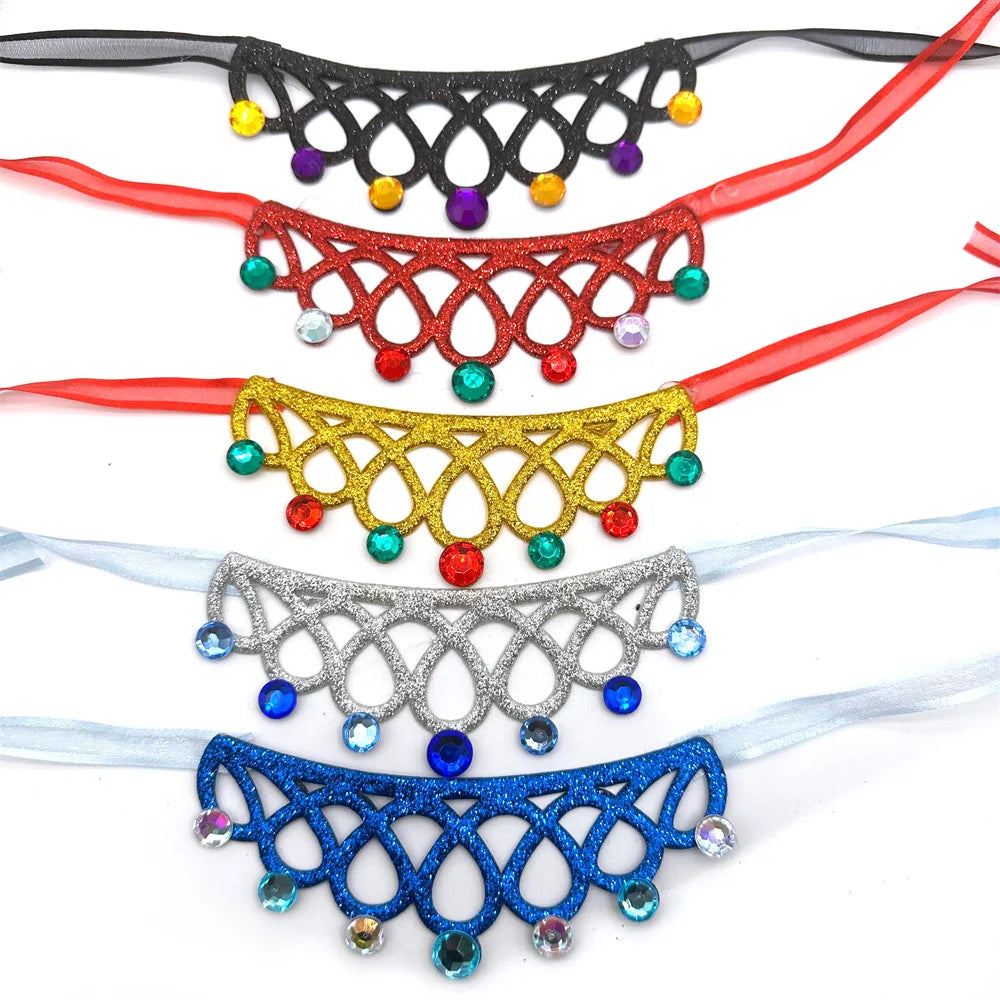 50pcs New Fashion Christmas Dog Accessories Small Dog Bowties Pet Supplies Pet Dog Necklace for Dogs Pets Grooming Products