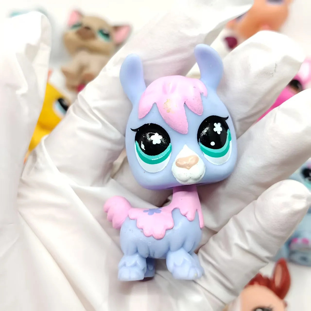 NEW LPS Pet Toys Cute Animal Can Shake Head Kitten Series 4 Original Collection Toys for Girls Christmas Birthday Gift