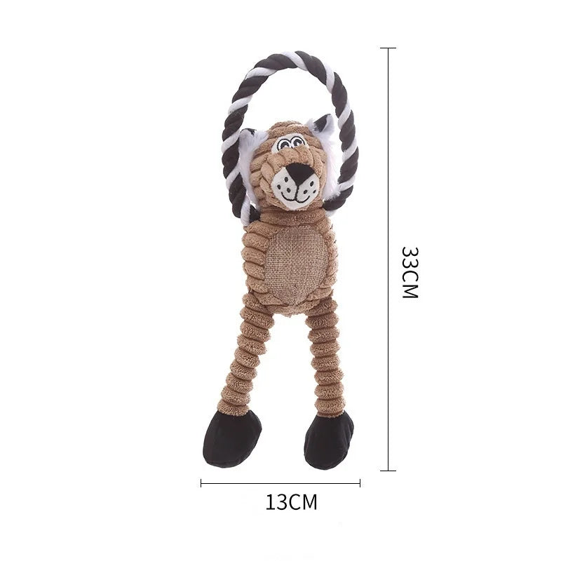 For Dogs Puppy Squeaker Squeaky Plush Bone Molar Dog Toy Pet Training Dog Accessories Fun Pet Toy Plush Chew Toy
