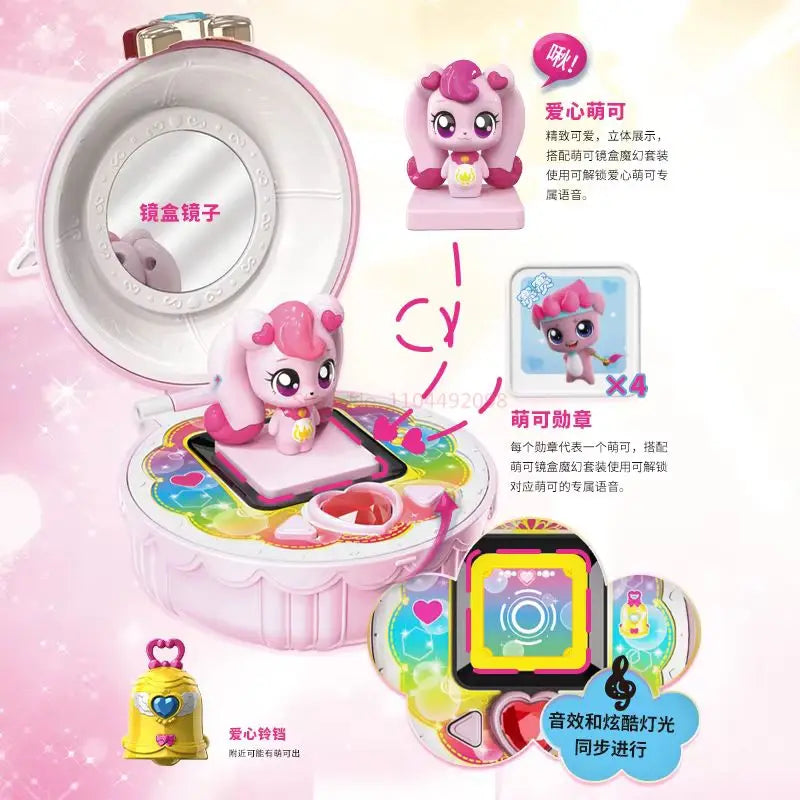 Genuine Stock Catch Teenieping Toy Music Love Mirror Box Cute Pet Set Love Happy Dream Ke Surprise Magic Set Princess Girl Gifts