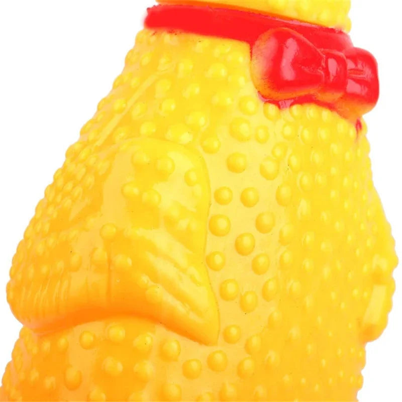 Screaming Chicken Squeeze Sound Toy Pets Dog Toys Product Shrilling Decompression Tool Squeak Vent Chicken Interesting