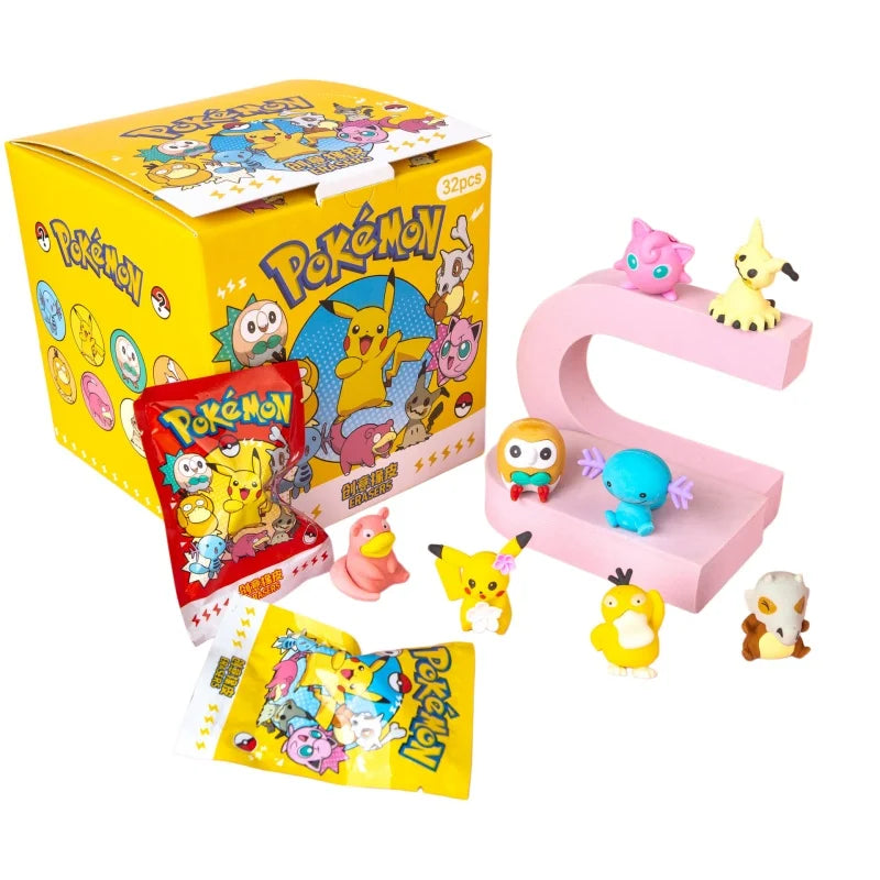 32 Pocket Monsters Anime Cute Pet Surprise Gifts Cartoon Prizes Party Gifts Birthday Gifts
