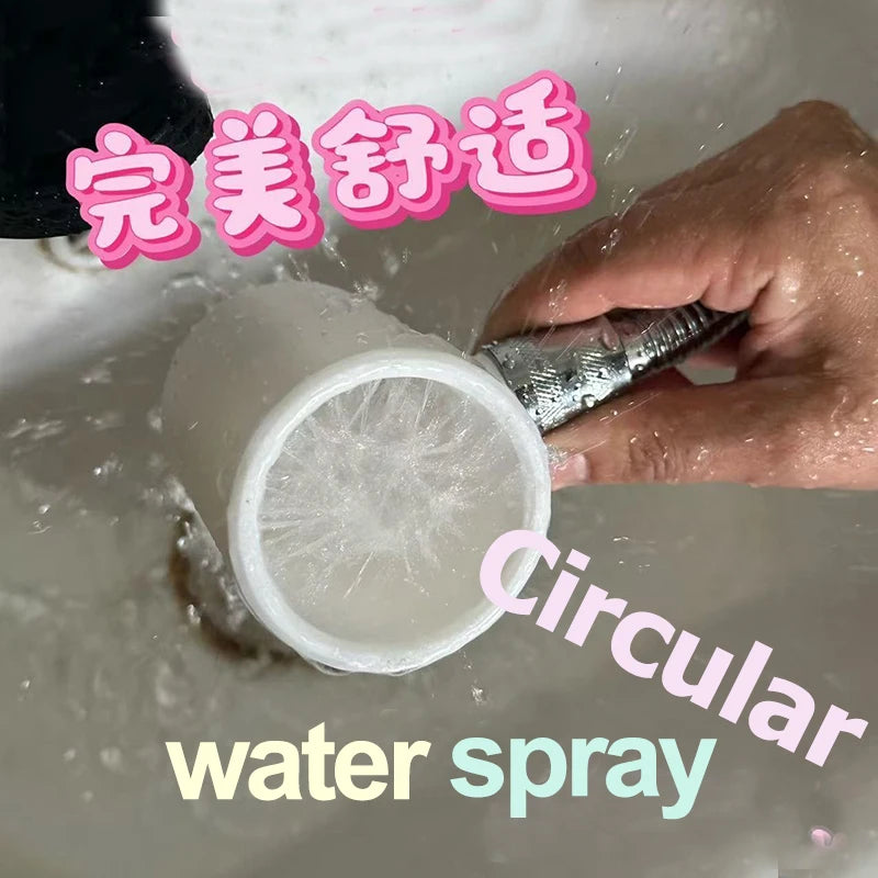 Multifunctional Men's Hygiene Shower Nozzle,Full Cleaning Massage Sprayer,2-in-1 Dog Cat Foot Wash Tool,Powerful Shower Head