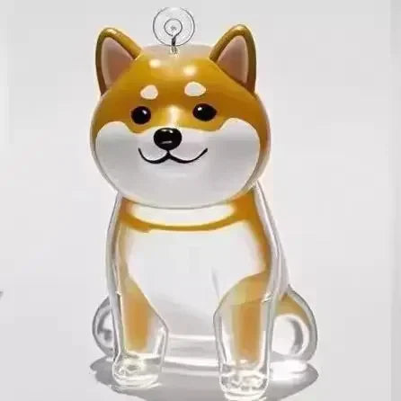 Cute Dog Pendant Keychain Pet Hair Collection Memorial Capsule With Key Ring Unique Keychain Novel Trendy Souvenir for Pet Lover