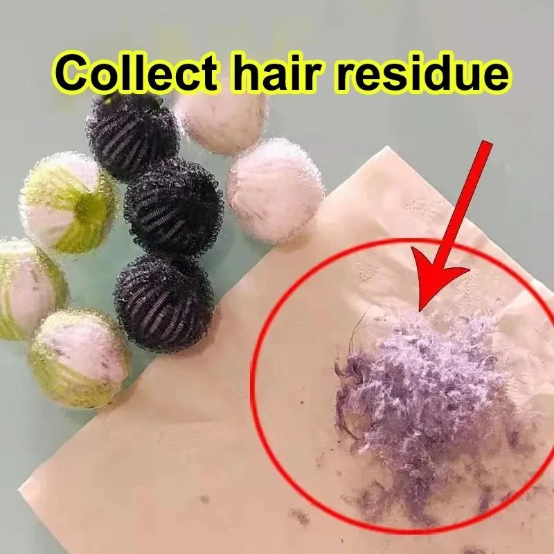 6/12pcs Reusable Washing Machine Balls, Pet Hair Lint Catcher, Clothes Filter Laundry Cleaning Accessory