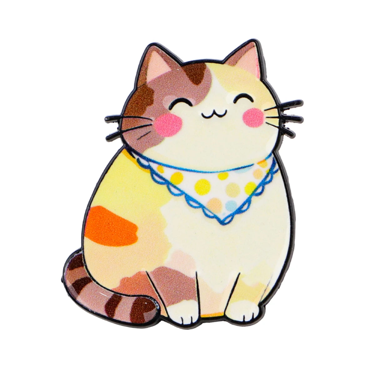 Cute Rainbow Galaxy Cat Enamel Pins Kawaii Cartoon Brooches Animal Lapel Badges Jewelry Gifts for Cat Lovers & Pride Accessories